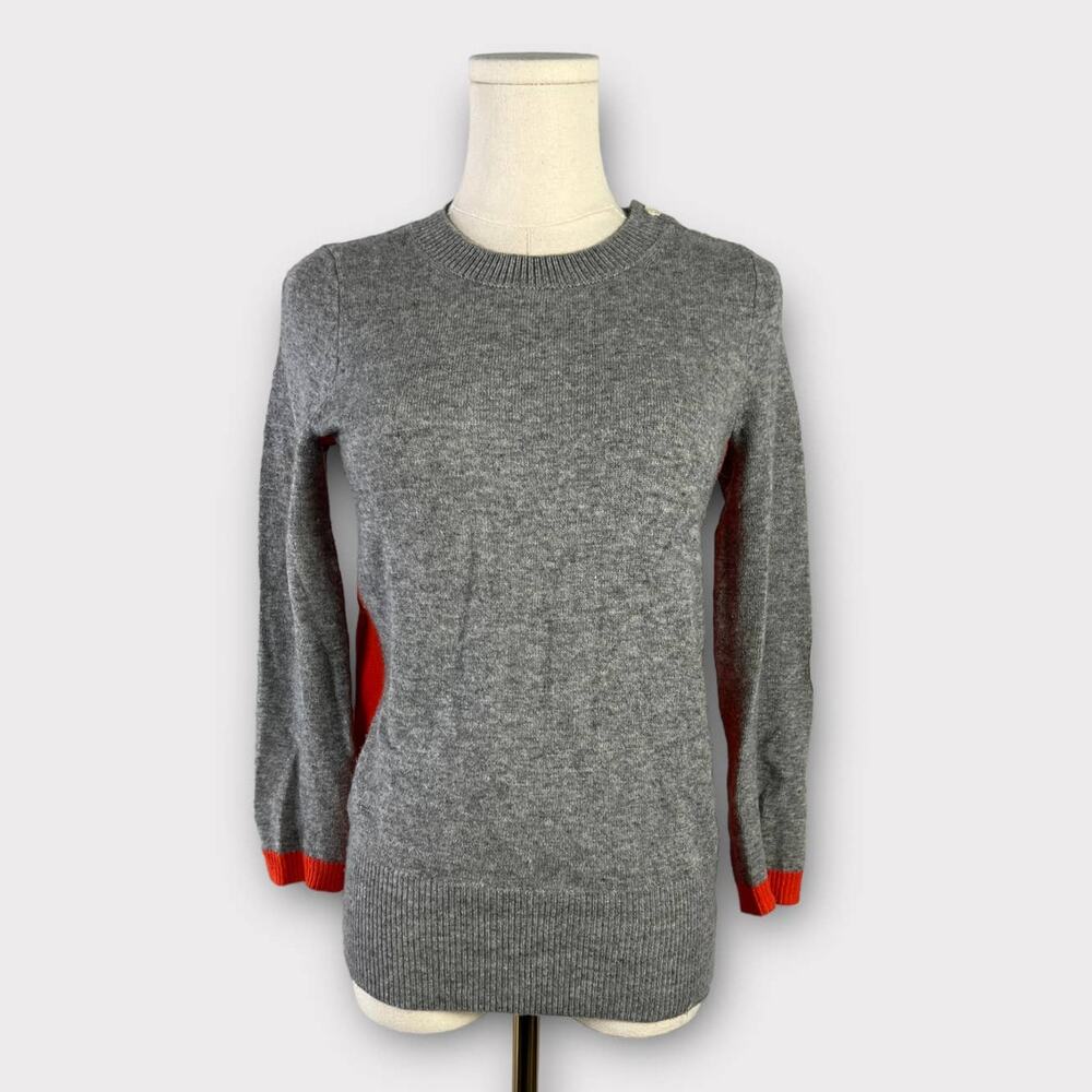 J. Crew Cashmere Blend Sweater with Elbow Patches XXS
